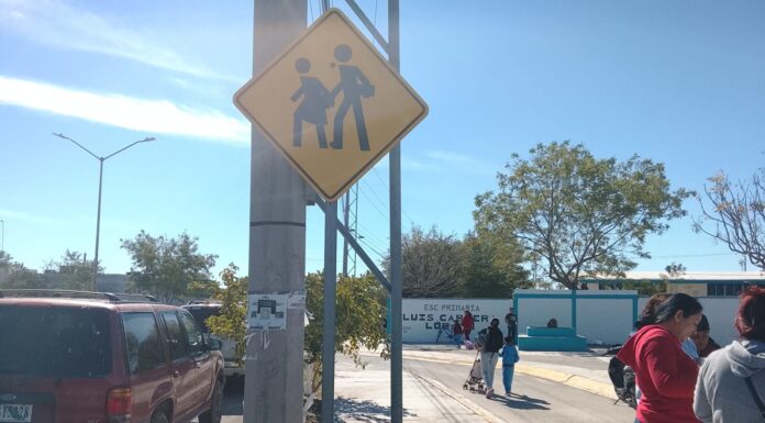 Instaló Gobierno de Reynosa, señalización que cuida a los estudiantes*