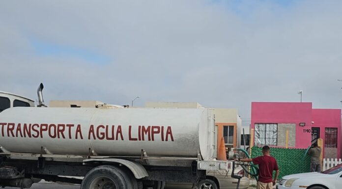 Restableció COMAPA Reynosa suministro de agua en la colonia San Francisco