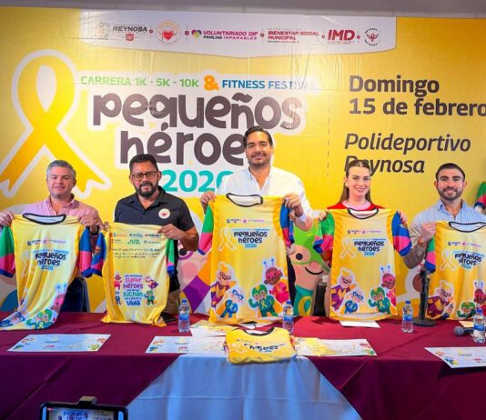 Atletas reynosenses apoyan a los Pequeños Héroes en su lucha contra el cáncer