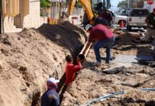 Rehabilita COMAPA red de drenaje sanitario en la Zona Centro