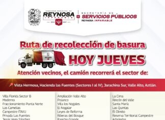 Jueves de recolección, estas colonias serán las visitadas: