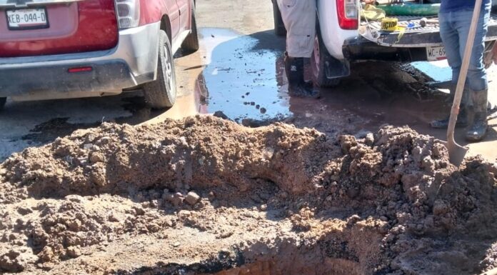 Solucionó COMAPA fugas de agua potable en diversos sectores de la ciudad