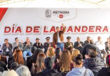 Conmemoró escuela Escudo Nacional el Día de la Bandera con Alcalde de Reynosa