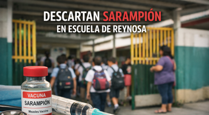 Descartan caso de sarampión en primaria de Reynosa; no hay riesgo para la comunidad escolar
