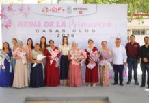 Corona DIF-Reynosa a Reina de la Primavera 2026 en Casas Club del Adulto Mayor