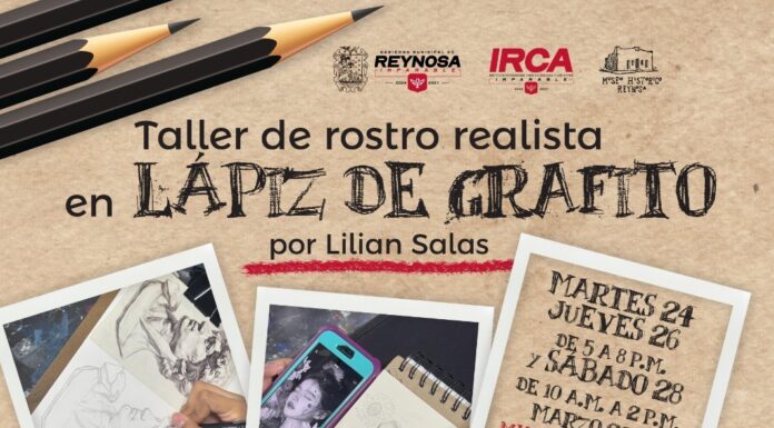 Promueve Gobierno de Carlos Peña Ortiz taller gratuito de dibujo realista