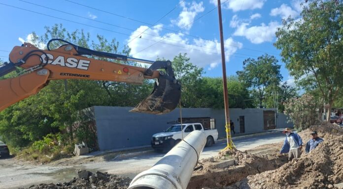 Da continuidad COMAPA a acciones de rehabilitación sanitaria en la col. Benito Juárez