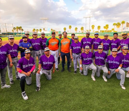 Celebran aficionados Beisbol Profesional con Carlos Peña Ortiz el 277 Aniversario de la Fundación de Reynosa