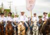Celebró Carlos Peña Ortiz la Tradicional Cabalgata 2026 con jinetes de la región
