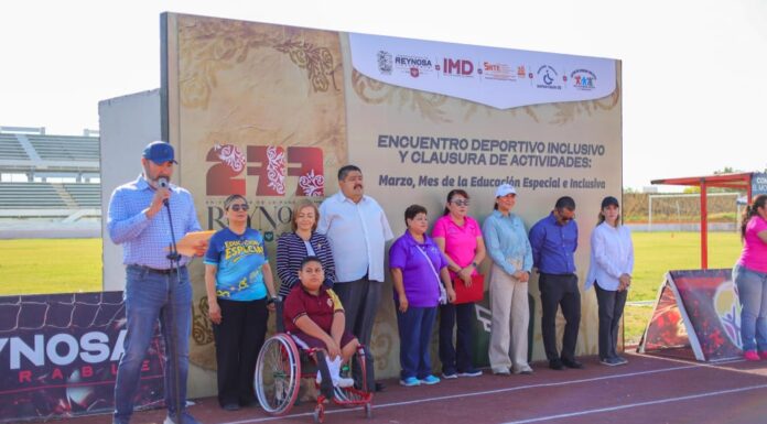 Realizan clausura del Encuentro Deportivo Inclusivo con el apoyo del Gobierno de Reynosa