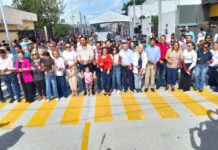 Inauguran calle Nuevo Laredo con concreto hidráulico
