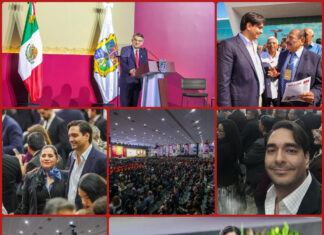 Peña Ortiz asiste a 4º Informe de Américo Villarreal