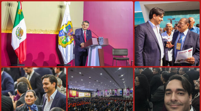 Peña Ortiz asiste a 4º Informe de Américo Villarreal