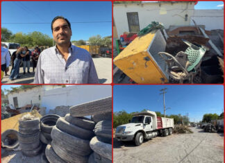 Reynosa intensifica descacharre y limpieza urbana