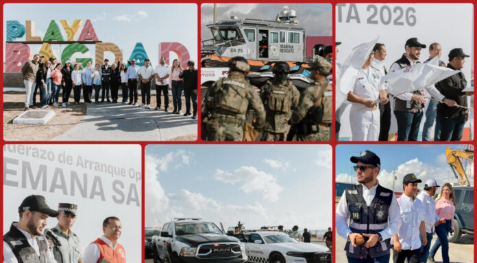 Matamoros despliega fuerte operativo de seguridad para Semana Santa 2026