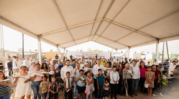 Entregan viviendas gratuitas en Higuerillas y destacan coordinación institucional en favor de las familias