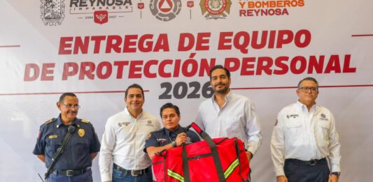 Entregó Carlos Peña Ortiz equipo vital para el Cuerpo de Bomberos de Reynosa