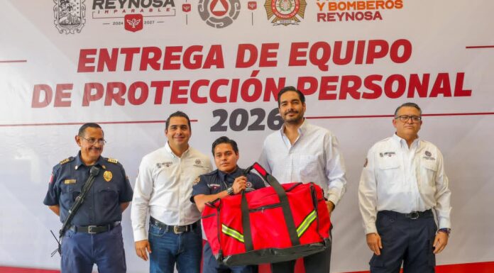 Entregó Carlos Peña Ortiz equipo vital para el Cuerpo de Bomberos de Reynosa