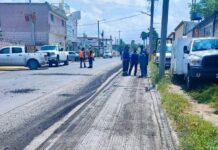 Rehabilitó Gobierno de Reynosa pavimento de la calle José de Escandón