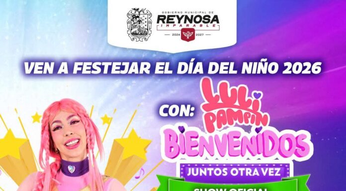 Hoy sábado es el «Día del Niño» en el Polideportivo Reynosa con el Show de Luli Pampín