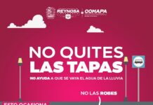 Exhorta COMAPA Reynosa a no retirar tapas de alcantarillas