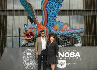 Recibió Carlos Peña Ortiz a la Cónsul estadounidense Mary Virginia Hantsch