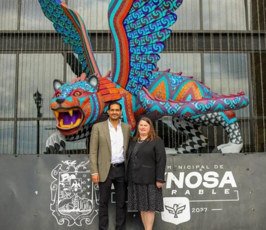 Recibió Carlos Peña Ortiz a la Cónsul estadounidense Mary Virginia Hantsch