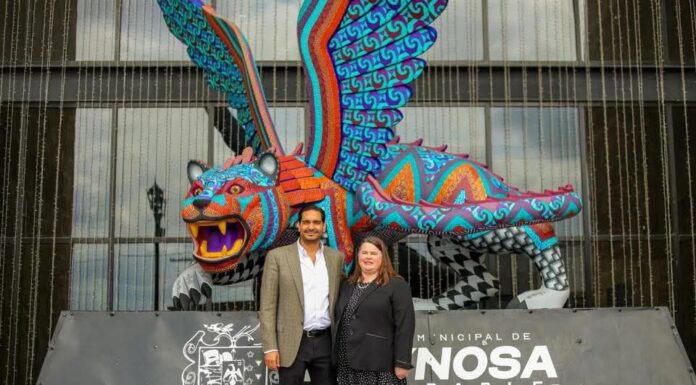 Recibió Carlos Peña Ortiz a la Cónsul estadounidense Mary Virginia Hantsch