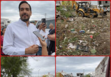 Reynosa refuerza limpieza y sanciona tiradero de basura