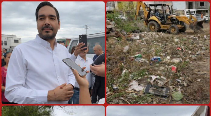 Reynosa refuerza limpieza y sanciona tiradero de basura