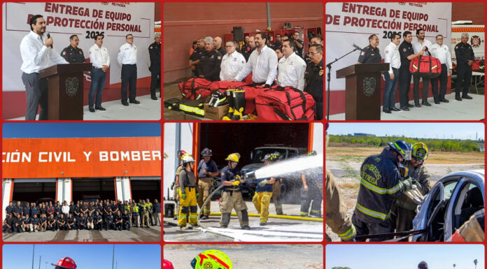 Reynosa fortalece a Bomberos con nuevo equipo