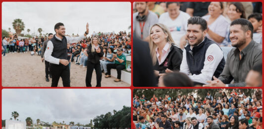 Cine al aire libre en Parque El Laguito reúne a familias en Matamoros