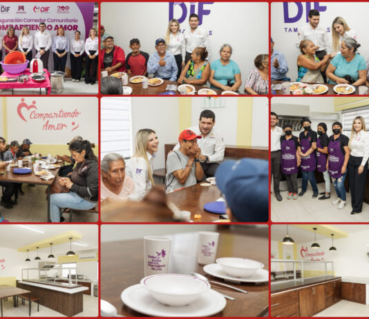 Inaugura DIF Matamoros comedor comunitario “Compartiendo Amor” para fortalecer la seguridad alimentaria