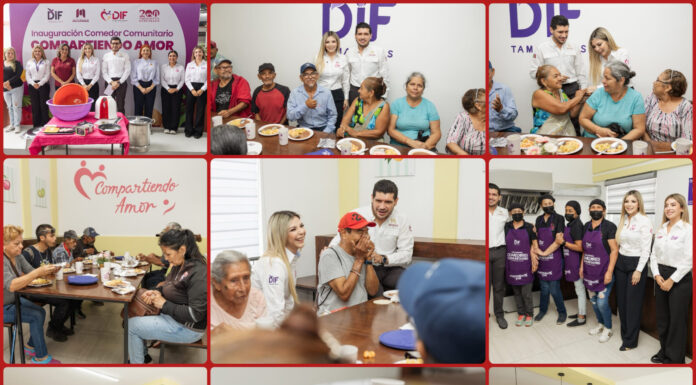 Inaugura DIF Matamoros comedor comunitario “Compartiendo Amor” para fortalecer la seguridad alimentaria