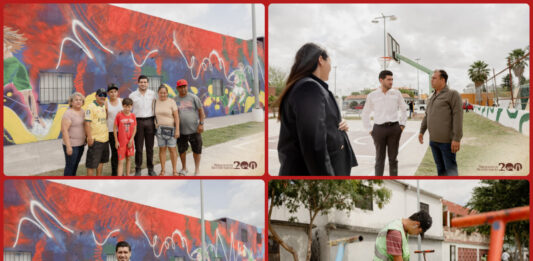 Rehabilitan canchas en la colonia Mariano Matamoros para impulsar deporte y convivencia