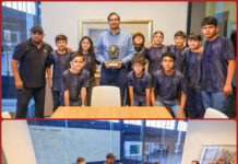 Peña Ortiz impulsa deporte con Leones Negros