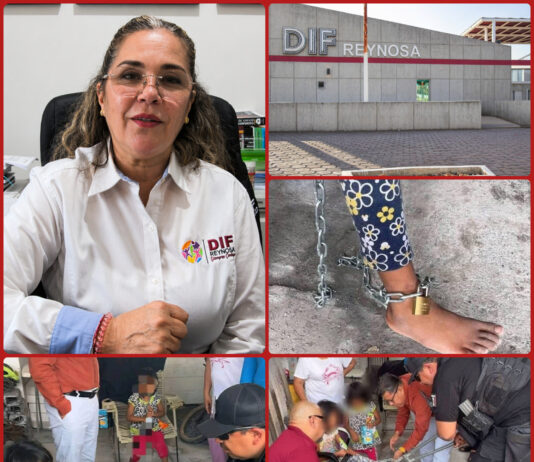 Menores rescatadas con cadenas permanecen bajo resguardo del DIF en Reynosa