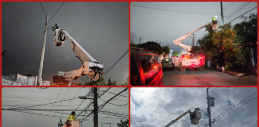 Refuerzan alumbrado público en colonias de Reynosa