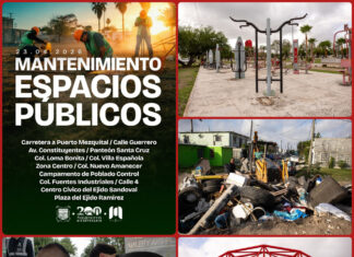 Impulsan rehabilitación de espacios públicos y servicios comunitarios en Matamoros