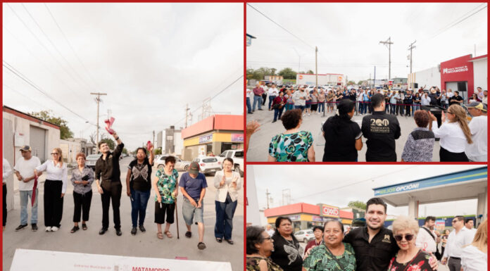 Beto Granados inaugura obra en la calle Francisco Castellanos de la colonia Popular