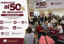Beto Granados impulsa descuentos del 50% en Matamoros