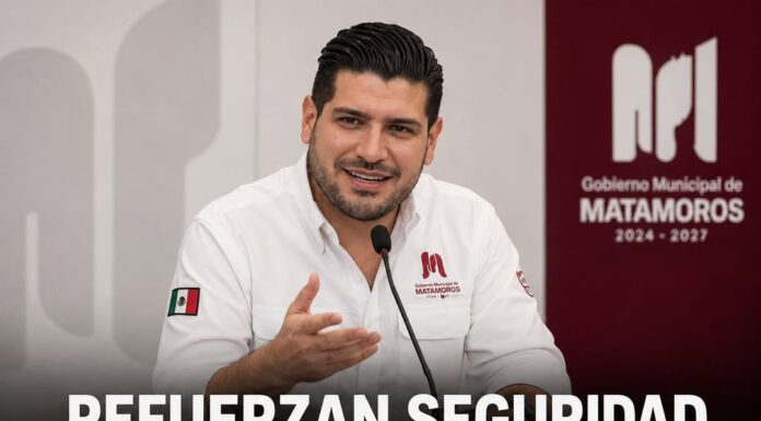 Seguridad y apagones dominan agenda informativa del Ayuntamiento de Matamoros