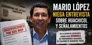Mario López niega entrevista sobre huachicol y enfrenta presión política