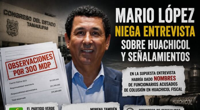 Mario López niega entrevista sobre huachicol y enfrenta presión política