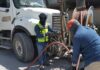 Realizó COMAPA mantenimiento sanitario en la colonia Miravalle
