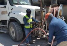 Realizó COMAPA mantenimiento sanitario en la colonia Miravalle