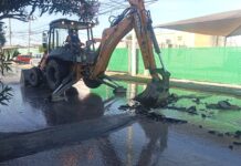 Avanza COMAPA en trabajos de mantenimiento y rehabilitación de infraestructura