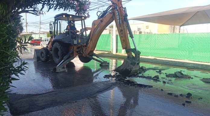 Avanza COMAPA en trabajos de mantenimiento y rehabilitación de infraestructura