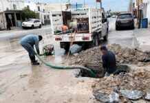 Reparó COMAPA fugas de agua potable en distintos sectores de la ciudad