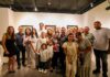 Cortó Alcalde Carlos Peña Ortiz el listón inaugural de la obra pictórica de Mángeles Barocio